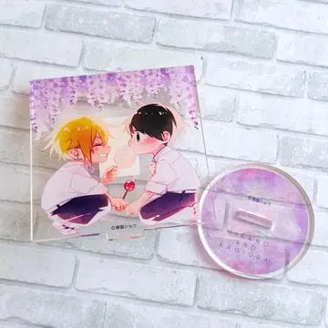 히라노와 카기우라 클립 포함 아크릴 스탠드 애니메이트 유상 특전