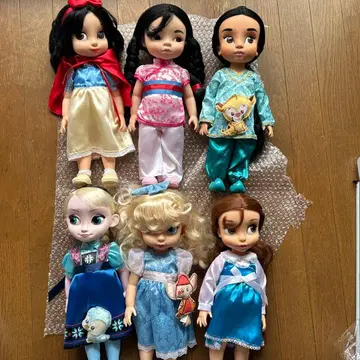 디즈니 프린세스 애니메이터 인형 피규어 묶음 판매 세트