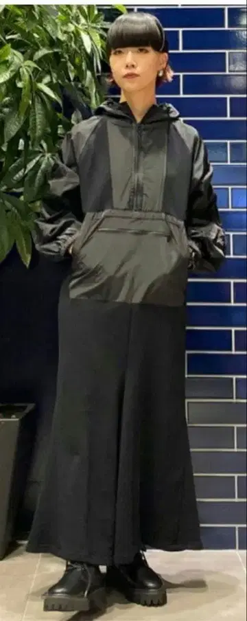 야마다야 lasud ACTIVE 이소재 머메이드 원피스