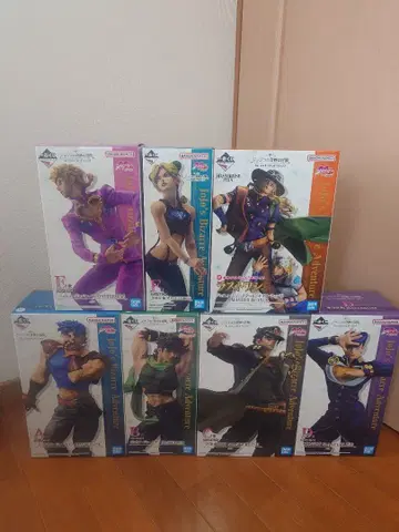 죠죠의 기묘한 모험 제일복권 A B C D E F 라스트 원 컴플리트