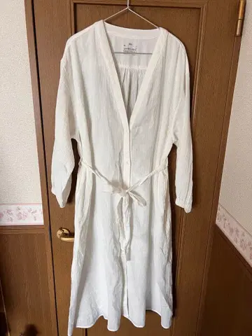 무인양품 거즈 롱 가디건 원피스 XXL