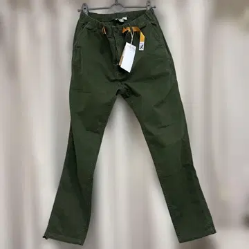 그라미치&JUN 코튼 슬림 테이퍼드 팬츠 카키 L 사이즈