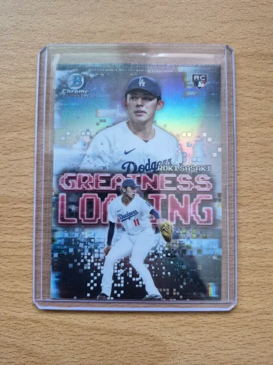 MLB 2025 탑스 바우만 LA다저스 사사키 로키 루키 인서트카드