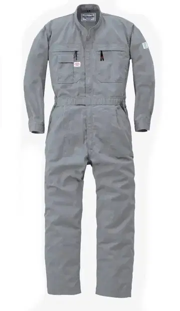 야마다 타츠 오토바이 작업복 그레이 L