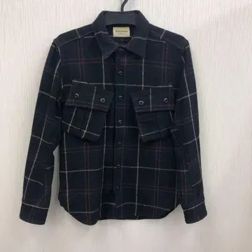 MARKAWARE 플란넬 셔츠 빨간색과 그레이 체크 2