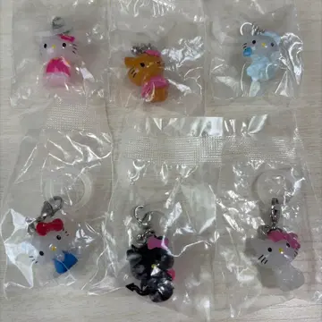 헬로키티 메지루시 액세서리 6종 컴플리트