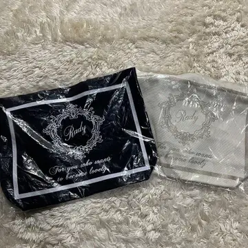 새상품 미사용 Rady 미니 토트백 세트 블랙 베이지