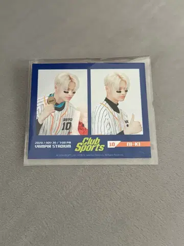 ENHYPEN WORLD 니키 Club Sports 2컷 사진