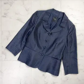 빅 사이즈 새상품급 다마 컬렉션 테일러드 자켓 네이비 13*OD219
