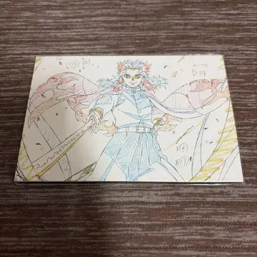 귀멸의 칼날 무한열차편 원화 엽서 C 렌고쿠 쿄쥬로 아카자