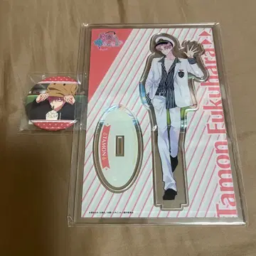 후쿠하라 타몬 아크릴 스탠드 특전 캔뱃지