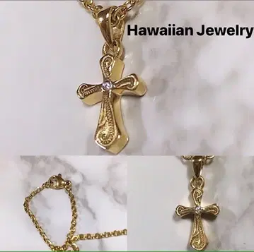 하와이안 주얼리 크로스 크로스 목걸이 십자가 고급 남자 여자 남성용