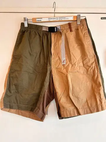 그라미치 바이컬러 숏팬츠 beams 모델 M 사이즈