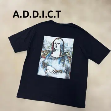 A.D.D.I.C.T 에딕트 모나리자 반팔 T셔츠 M