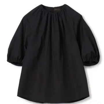 TOMORROWLAND 코튼 트로피컬 래글런 슬리브 블라우스 블랙 36