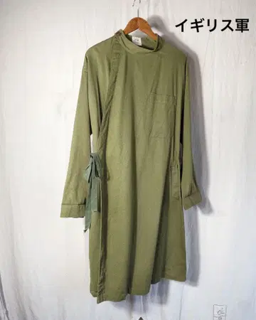 레어 영국군 60's 간호사 가운 써지컬 코트 유로 빈티지