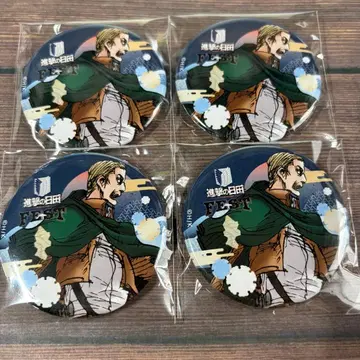 진격의 거인 엘빈 캔뱃지 4개 세트