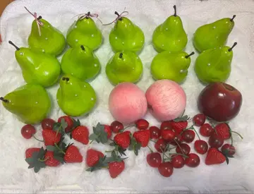 페이크 후르츠 양배 복숭아 사과 딸기 체리 결혼식 웨딩