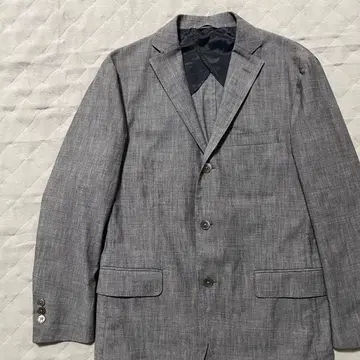 23구 옴 테일러드 자켓 48 그레이 계열 데님 조 긴팔 코튼