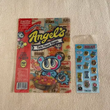 엔젤블루 책받침 씰 빵빵 당시물 헤이세이 레트로