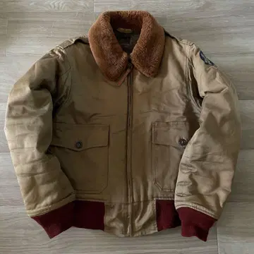 버즈릭슨 B10 플라이트 자켓 빨간색 리브 36