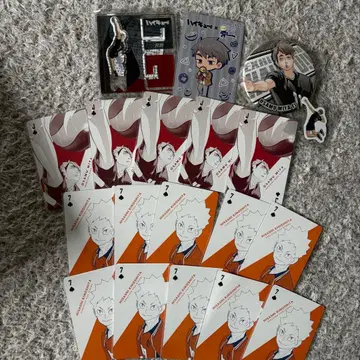 하이큐 아크릴X피규어 미야 오사무 카드놀이 디퍼던 하이큐전