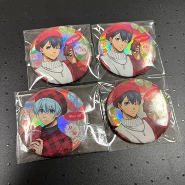 블루 록 블루 록 발렌타인 캔뱃지 이사기 요이치 히오리 요 4종 세트