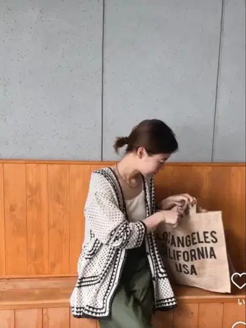 JOURNAL STANDARD relume 크로셰 V넥 가디건