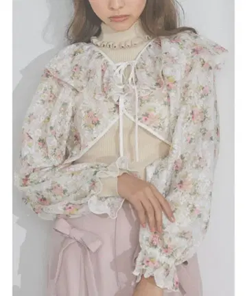 merry jenny flower 프릴 볼레로