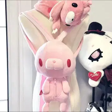 범용 토끼 봉제 인형 백팩 척 장난곰 그루미