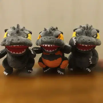 고질라 파우치 봉제 인형 인형뽑기 경품 총 3종