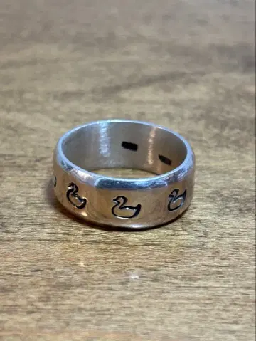 빈티지 반지 오리 모티브 멕시코 925 각인