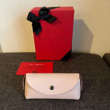 BONAVENTURA 보나벤투라 가죽 립 케이스 쉘 핑크 새상품