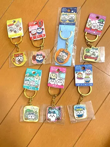 지역 한정 치이카와 (먼작귀) 다이컷 키링 세트