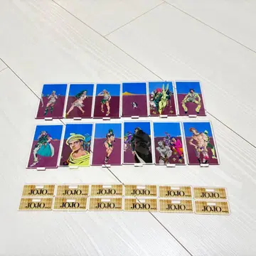 죠죠의 기묘한 모험 죠죠전 원화전 모험의 파문 아크릴 스탠드