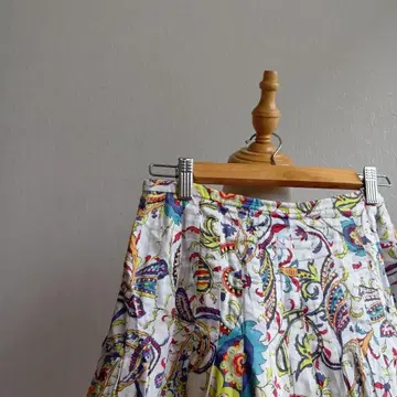 49AV. 준코 시마다 올 패턴 스커트 꽃 페이즐리