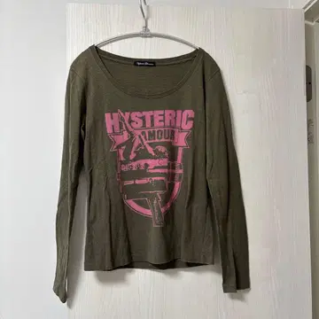 HYSTERIC GLAMOUR 긴팔 T셔츠 그레이