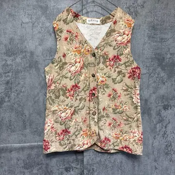 ORVIS 꽃무늬 베스트