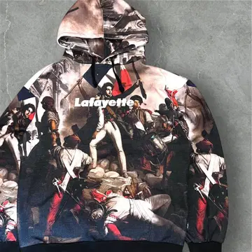 라파예트 올 패턴 후드티 XL LFYT Lafayette 후디