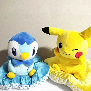 제일복권 포켓몬 봉제 인형 피카츄 팽도리 라스트 원상 B상