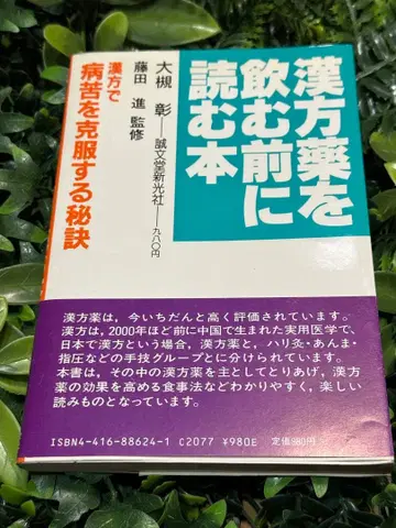 한방약을 마시기 전에 읽는 책 오츠키 아키라 건강법