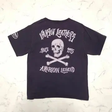 VANSON LEATHERS XL Y2K punk skull biker