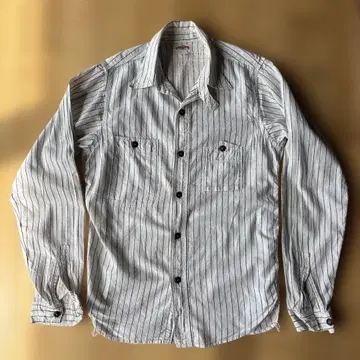 리얼 맥코이 DOUBLE DIAMOND 스트라이프 긴팔 셔츠