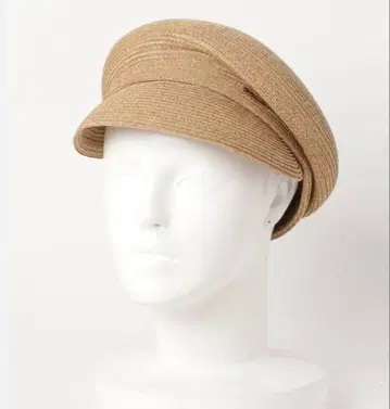 CA4LA (카시라) 비대칭 헌팅 캡 밀짚모자 베이지