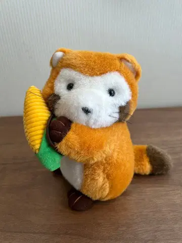 너구리 라스칼 봉제 인형 옥수수