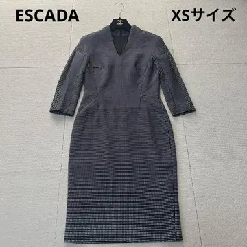 에스카다 원피스 아름다운 실루엣 올 패턴 XS 사이즈