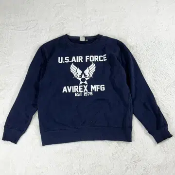 AVIREX U.S. AIR FORCE 맨투맨 XL 네이비