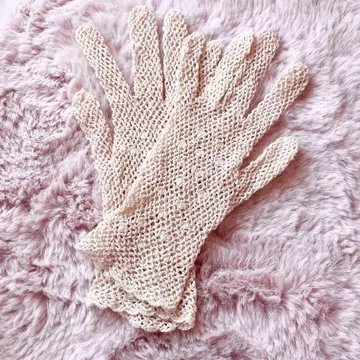 레이스 크로셰 뜨개 장갑