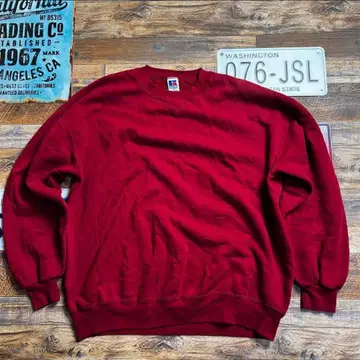 90s USA제 Russell Athletic 무지 맨투맨