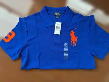 POLO 택 포함 새상품 블루 피케 셔츠